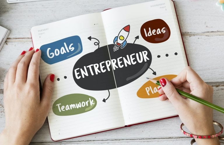 Goals Ideas Strategy Diagram Concept