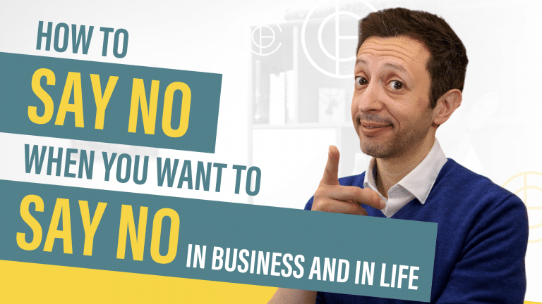 How to Say No When You Want to Say No - In Business and In Life